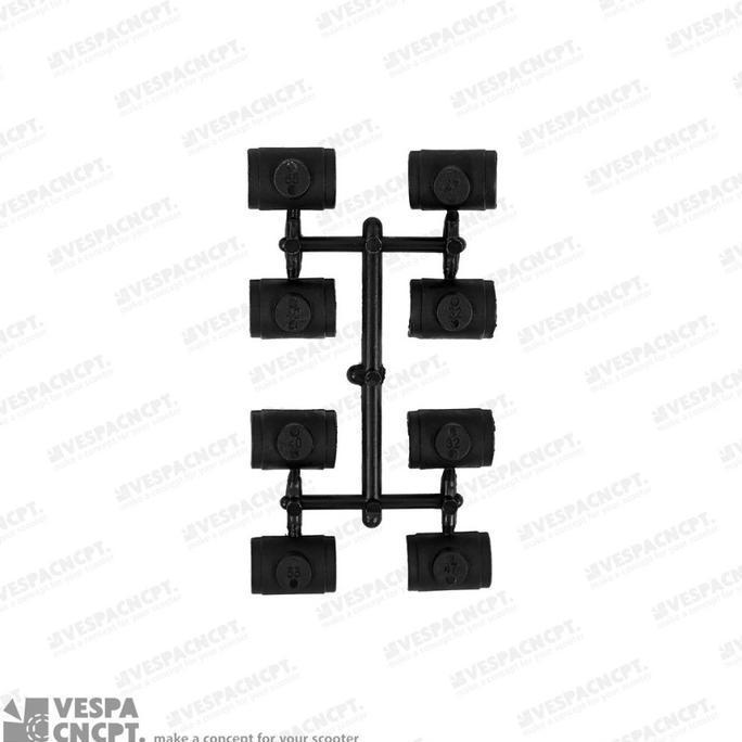 geyzitya - Bracket Adaptor Osopro 9 - 15mm Jepit Tangkai Spion Vespa Sprint Primavera Lx S Gts Piagg