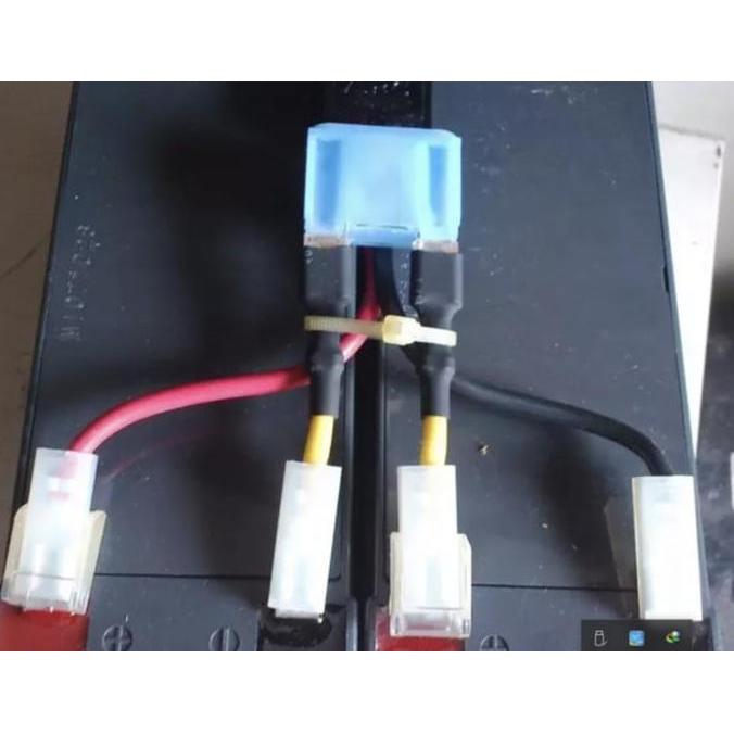 Kabel Conector + Fuse Ups apc SUA750i. Konektor fuse baterai ups apc