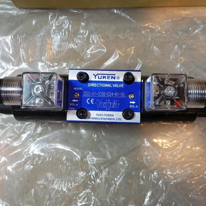 Solenoid Yuken Dsg-01-3C60-D24-N1-50 / Solenoid Valve Yuken Dsg 01 3C60 D24 N1 Murah