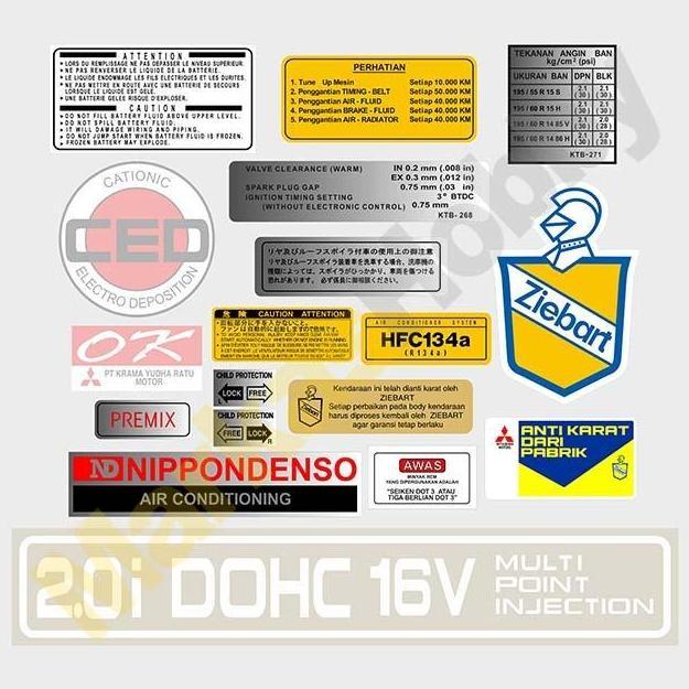 STIKER MITSUBISHI ETERNA SET RESTOCK