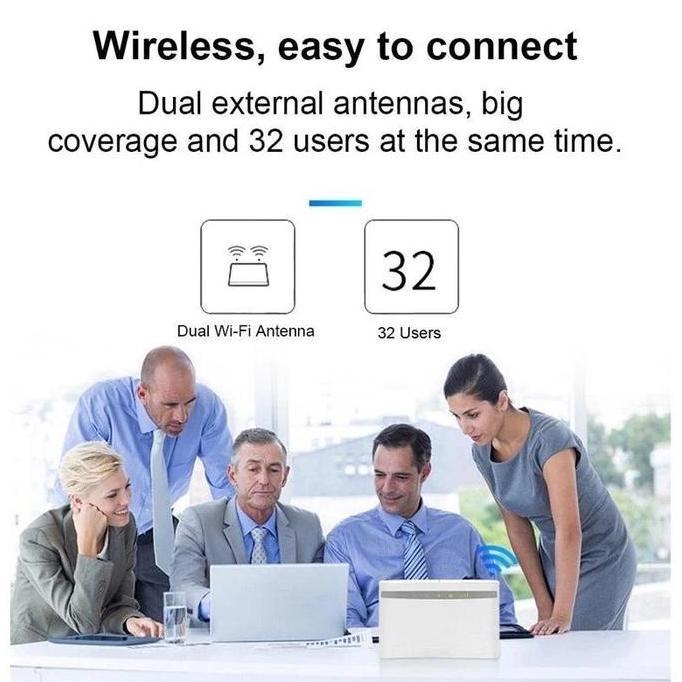 Promo StevenModem 5G Router Wifi Modem Unlimited Wifi Sim Card Router Lte Modem 300Mbps Wireless Rou