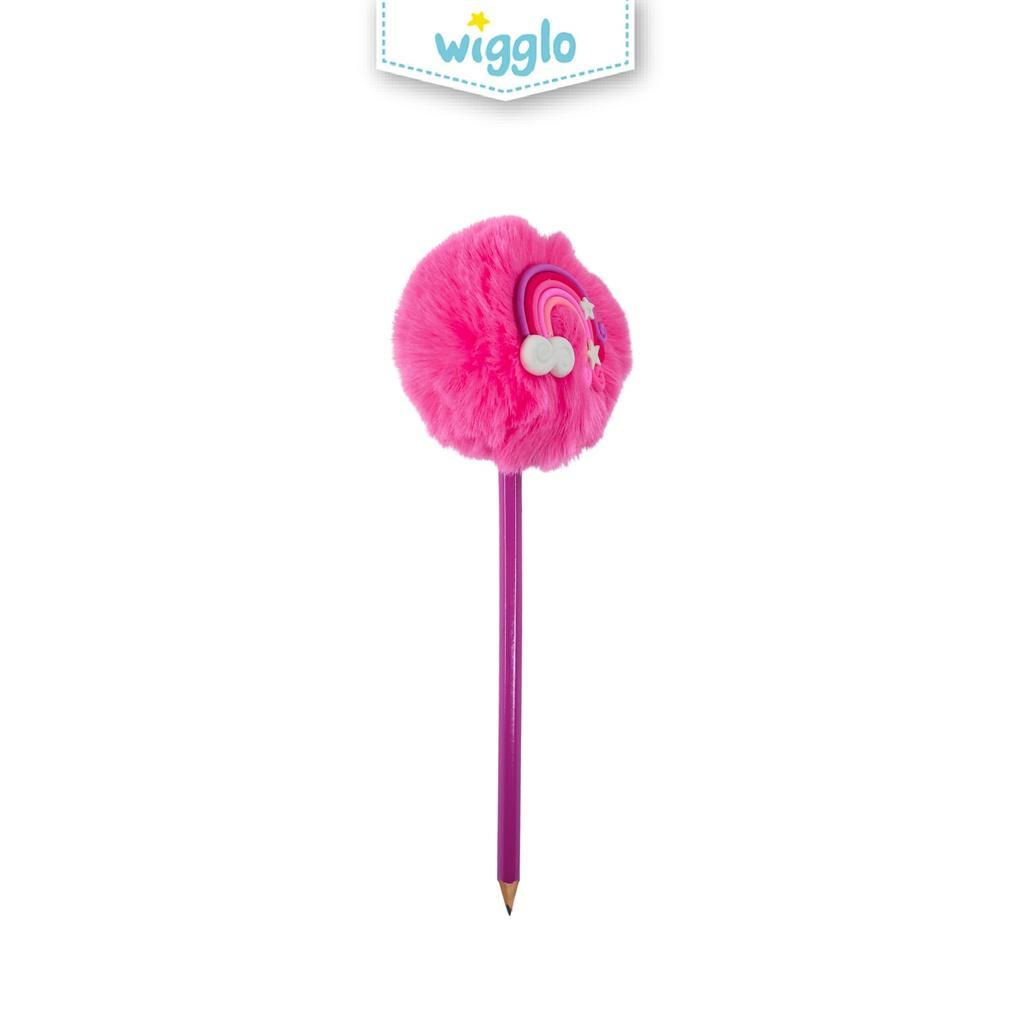 Wigglo Rainbow Topper Pom-Pom Happy Pencil