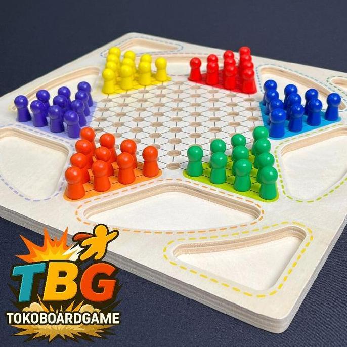 Droughts & Flying Chess Board Game - Ludo & Halma - High Quality