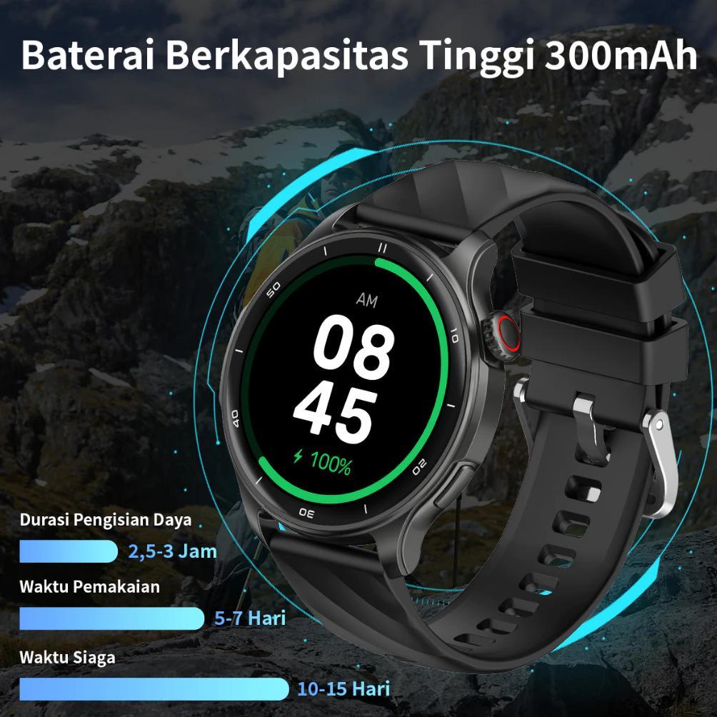 Premium Citijungle Smartwatch Gps Se | Layar Amoled 1.43" | Tahan Air 3Atm | Bluetooth 5.3 | Kompas 