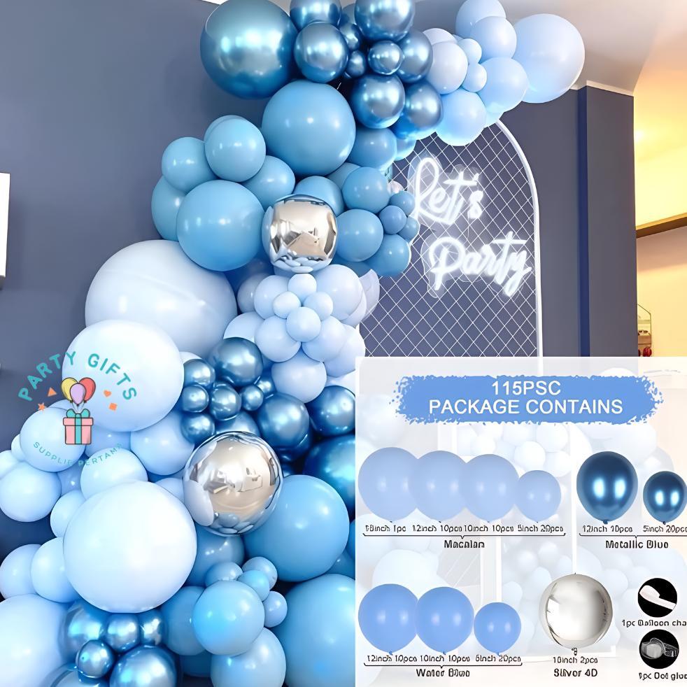PREMIUM Balon Dekorasi Garland 1set Karangan Bunga Balon Set Dekorasi Pesta Ulang Tahun Lengkungan B