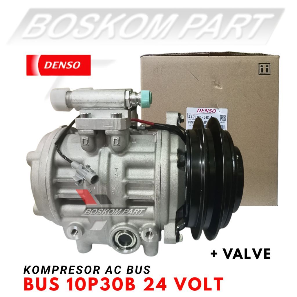 Kompresor Ac Bus Bis 10p30b 24 Volt Plus Valve 10p 30b 24Volt