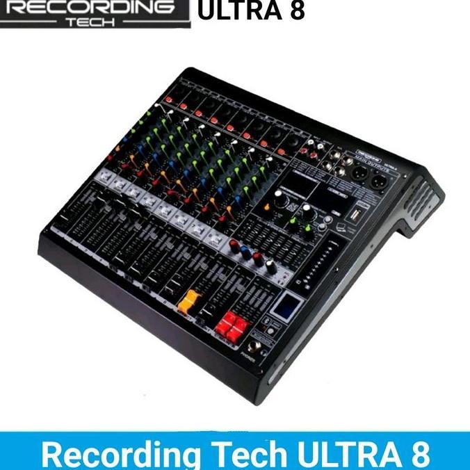 Murah Recording Tech Ultra 8 Mixer Audio 8 Channel Mixing Console Ultra 8 Original