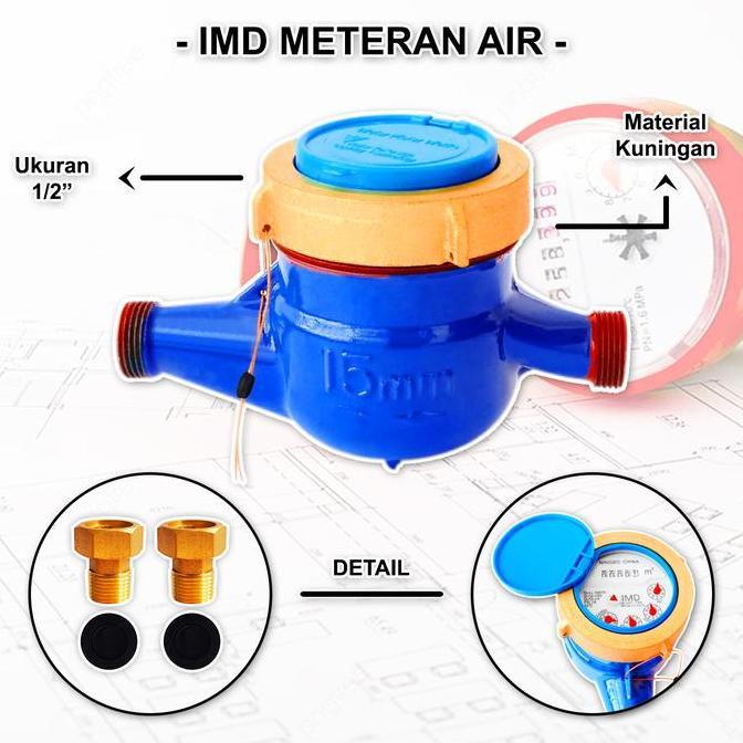 NEW METRAN AIR IMD 1/2 - WATER METER