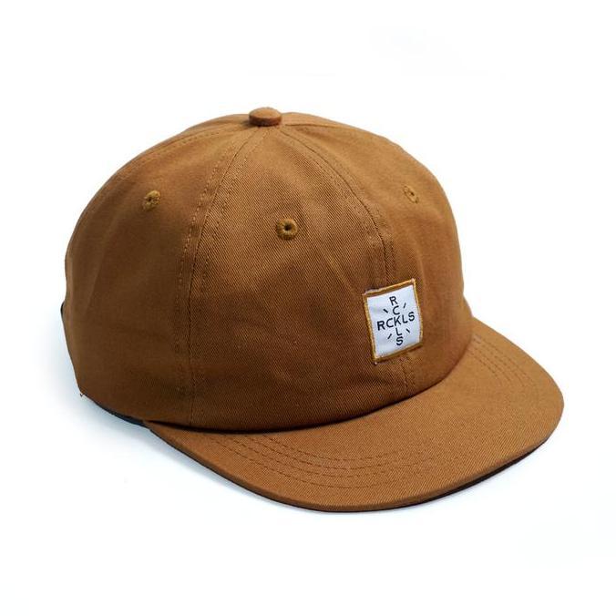 RCKLS. - Polo Cap | Topi Pria move caramel Visor Pendek