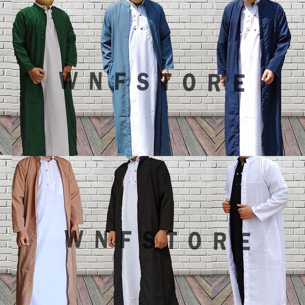 RECOMMENDED Gamis Luaran Pria Jubah Luaran Premium Jubah Cowok KEKINIAN