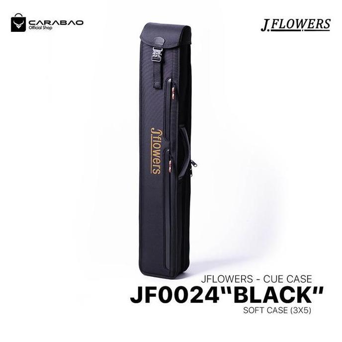 NEW JFLOWER CUE CASE JF0024BK ORI