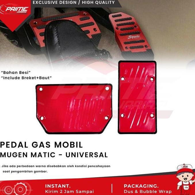 nopwells - Pedal Mobil MATIC Pedal Gas MATIC Cover Pedal MATIC - MUGEN ISK301 Diskon