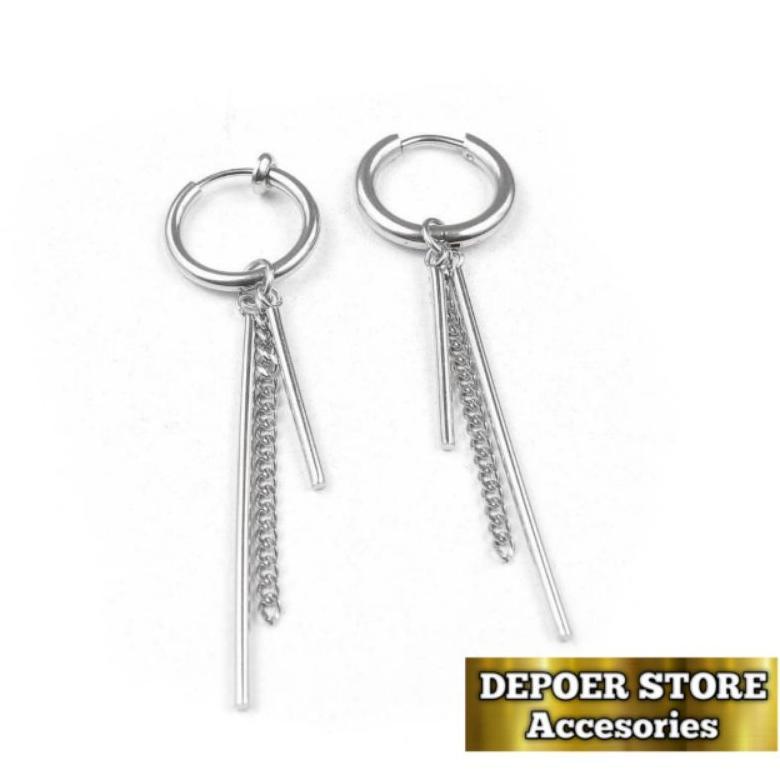 Favorit Anting Bts Bahan Stainless Steel (Premium)