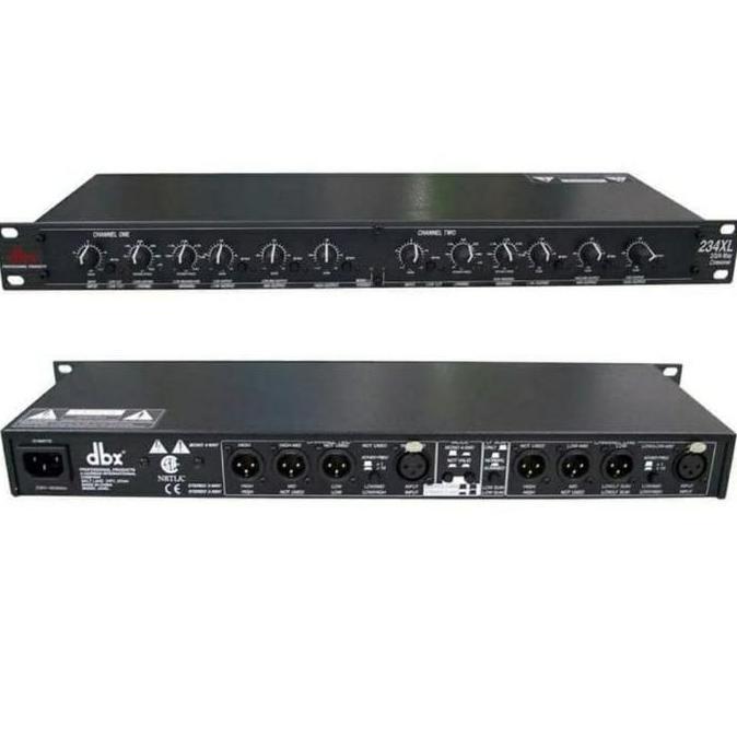 Murah Crossover Dbx 234Xl / Dbx 234 Xl 2 Way/3 Way/4Way(Mono) Crossover Mixer Amplifier