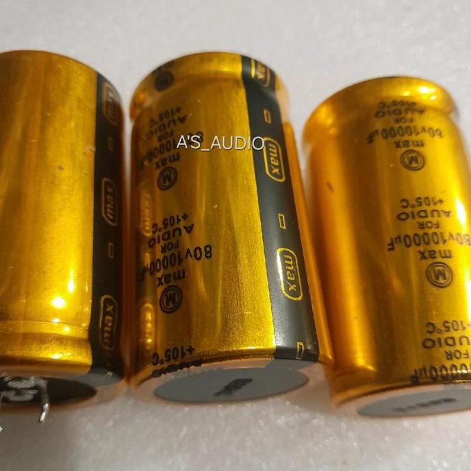 ELCO MAX 10000UF 80V MAX FOR AUDIO ORIGINAL.1BIJI