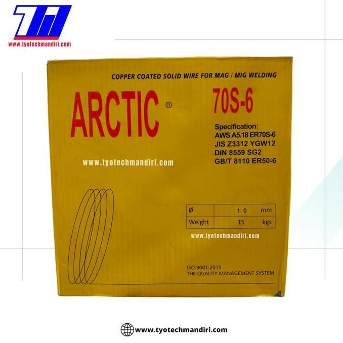 Grosir Kawat Las Co 1.0/ Mig Wire Er70S-6 / Er70S - 6 / Er 70 S, Artic 1.0 Mm