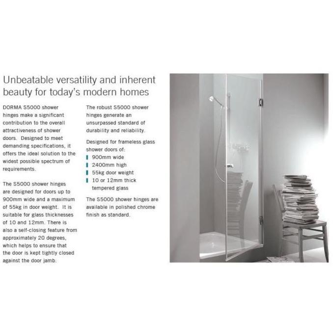 Shower Hinge Dorma S5000 - 160 Glass To Wall Engsel Pintu Shower