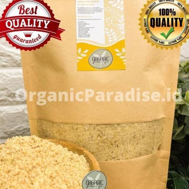 Golden Flaxseed Bubuk 500 gr / Ground Golden Flaxseed 500 gr