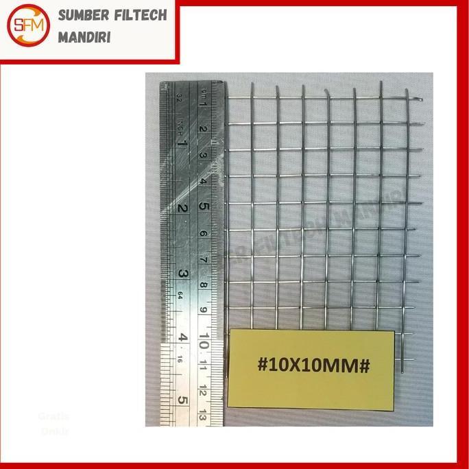 Edificio- Kawat Ram / Loket Stainless Steel 201 (6Mm, 10Mm, 15Mm) Lebar 1 Meter