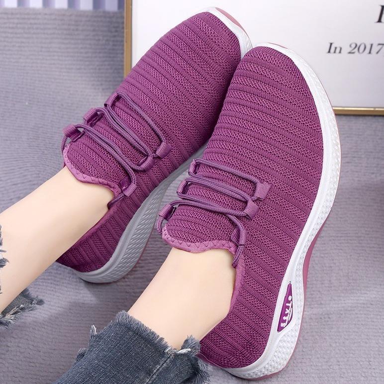 BIG PROMO Sunly SEP102 (Tanpa Kotak) Sepatu Sneakers Wanita SIze 36-42 Ada Warna Simple Polos Ringan
