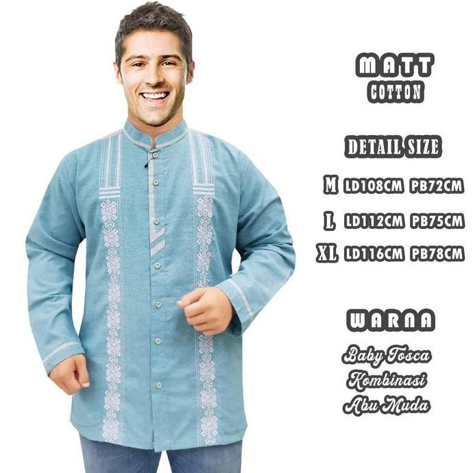 Asliori- Baju Koko Desa Bordir Eternity Muslim