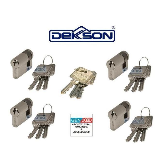 Master Key Silinder Kunci Dekkson HC DL 40 MM Half Cylinder Master Key