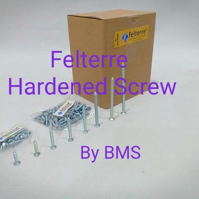 6 x 1/2 in=20 MOONLION/ FELTERRE TAPING SCREW SKRUP SEKRUP ALUMINIUM