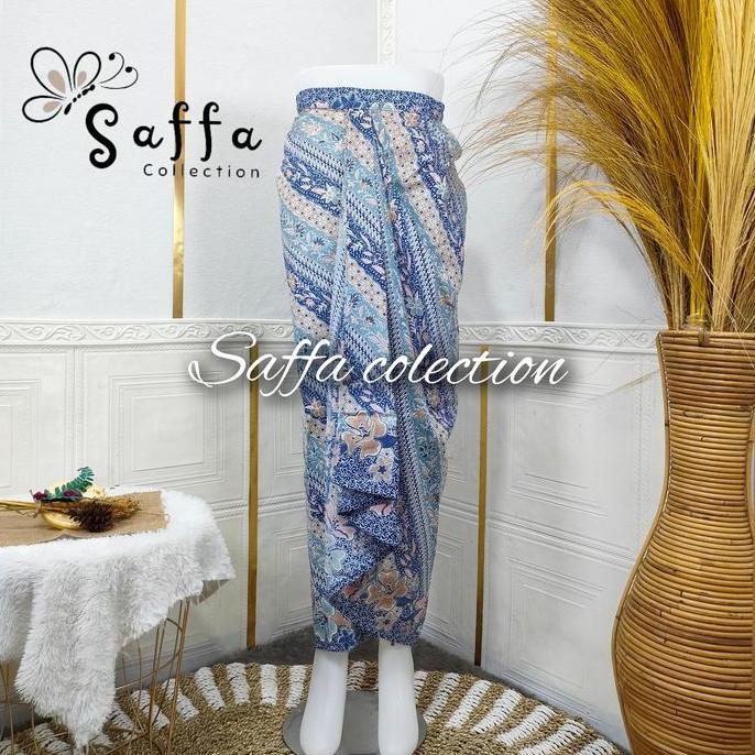 DE174 >> Rok rempel batik / rok rempel batik karet / rok lilit instan