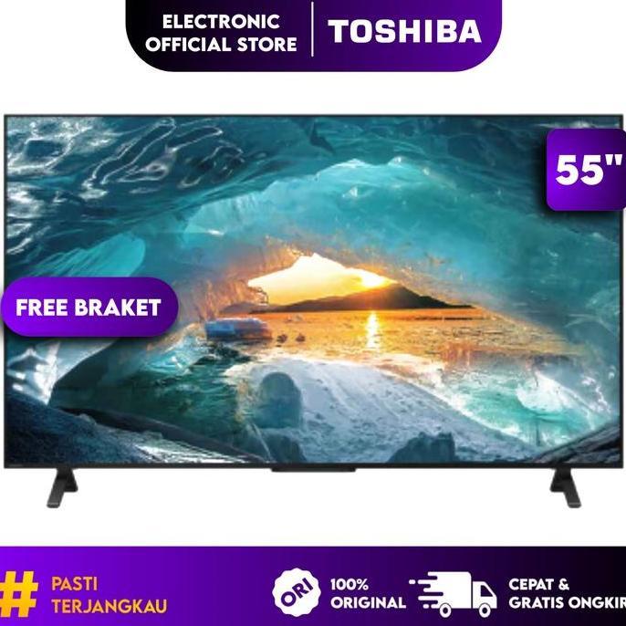 TV TOSHIBA 55" Inch 55m550mp m550mp Qled Smart GOOGLE TV UHD 4k HDR10+