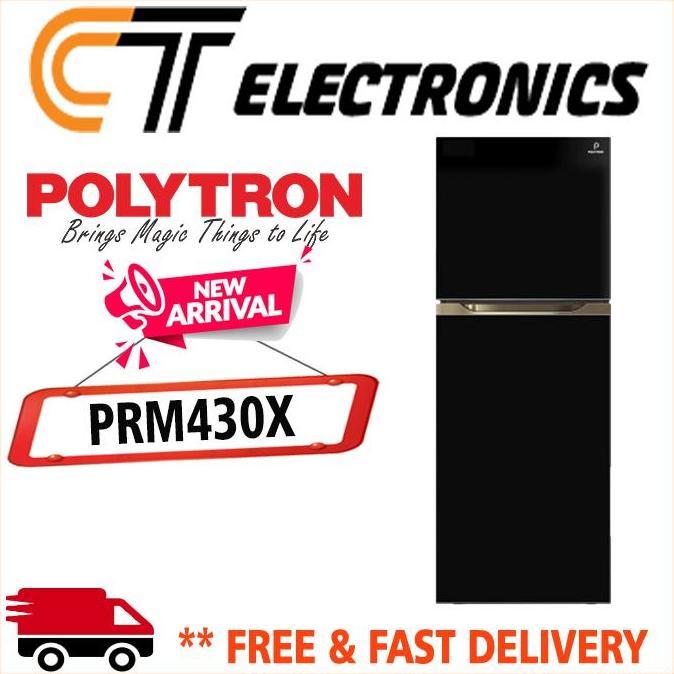 POLYTRON PRM430X Kulkas 2 Pintu Belleza 300 Liter PRM 430X PRM430
