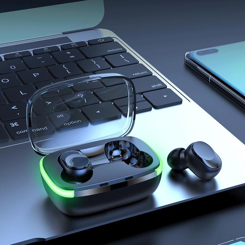 Y60 Tws Musik Earphone Bluetooth Headset Pengurangan Kebisingan Cerdas True Wireless Hifi Stereo