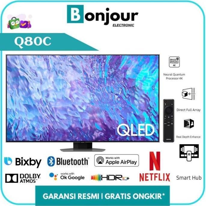 TV SAMSUNG QLED 50 Inch Q80 50" QLED 4K Samsung 50Q80C QA50Q80C