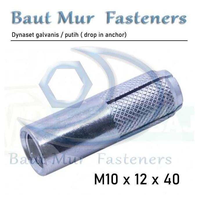 DINASET M10 / DYNASET 10MM / DROP IN ANCHOR M10 / DINASET 10 MM / PER PACK ISI 50 BEST SELLER