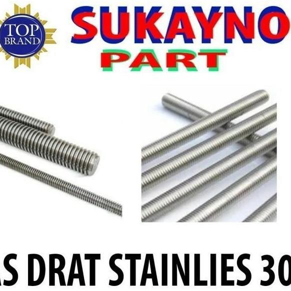 LONG DRAT / AS DRAT STAINLESS M4 BARU HEMAT