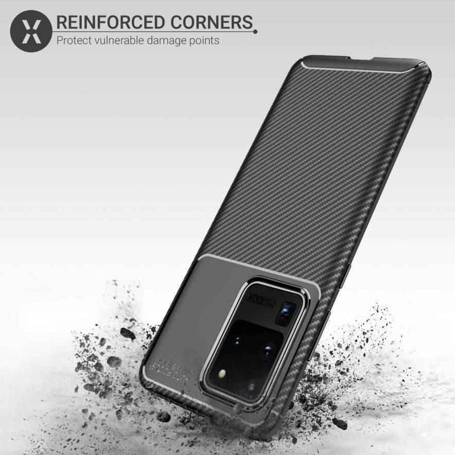 big sale case samsung s20 / s20 fe / s20 plus / s20 ultra autofocus carbon slim armor anti shock - a