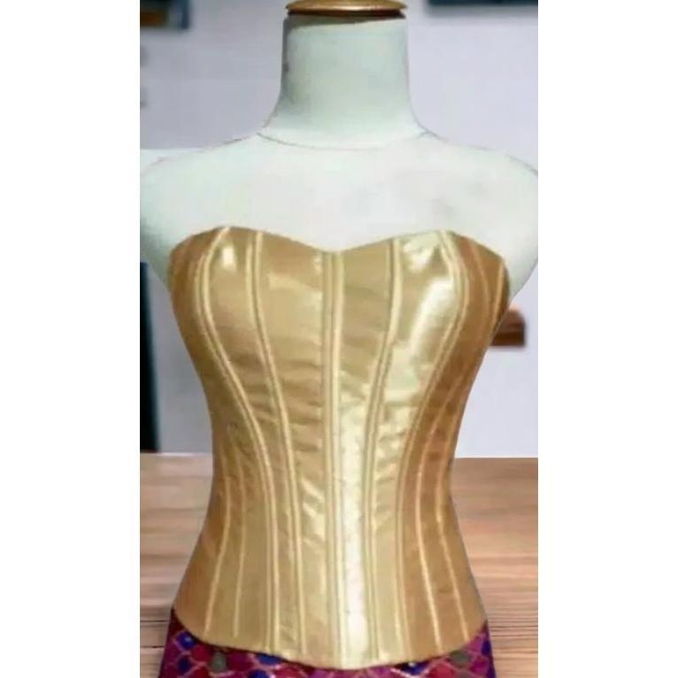 Kamisol longtorso satin / bustier satin mewah / atasan wanita tulang kekinian / kemben wanita / long