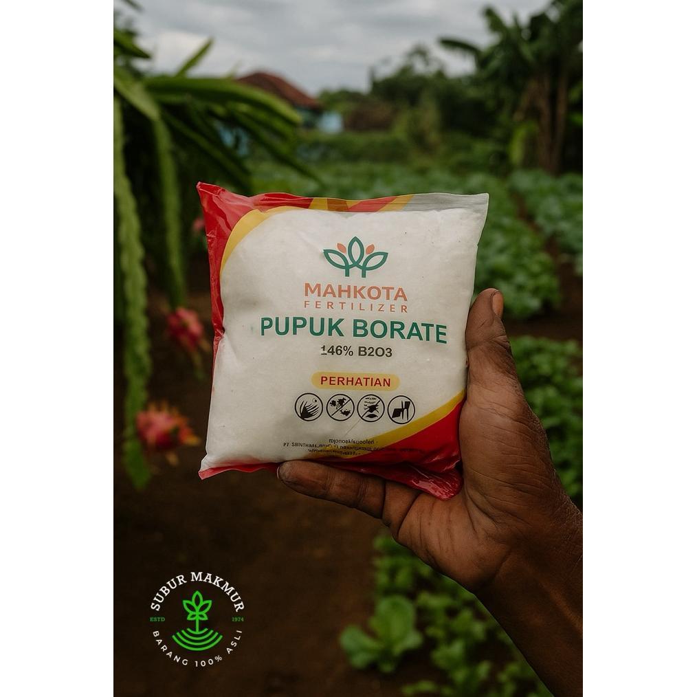 Promo Cod Pupuk Borate Mahkota 1Kg (Kemasan Pabrik) Tanaman Sawit Tanaman Sayur Tanaman Buah ><