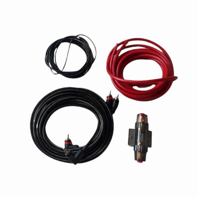 Paket kabel set audio mobil instalasi subwoofer/subwoofer kolong aktif