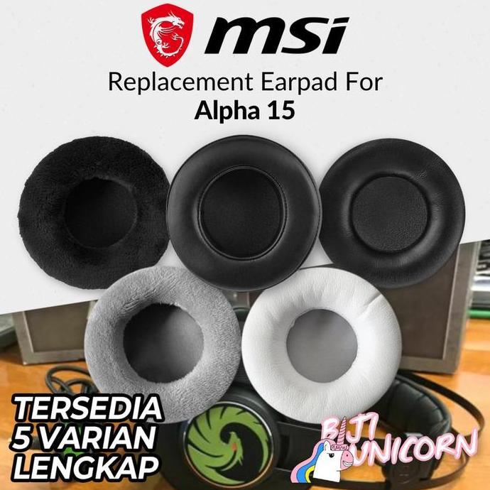 TERBARU - Earpad Earcup Ear Cushion MSI Alpha 15 Busa Bantalan Foam