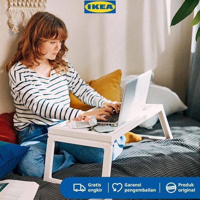 IKEA KLIPSK Baki / Meja Lipat Tempat Tidur Serbaguna Plastik Furniture