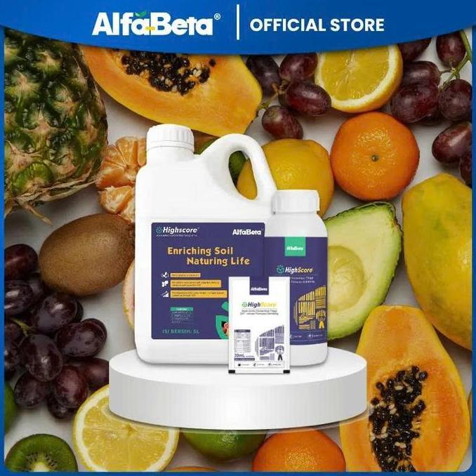 AlfaBeta Highscore Pupuk Asam Amino ( 250ML - 1000ML)  Perangsang Akar Buah Lebat Daun Hijau Zat For