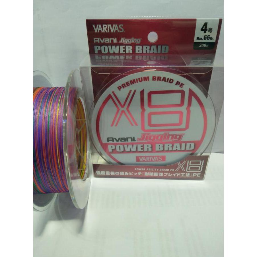 Senar pe varivas power braid X8 4 - 300m (TERBAIK) (TERBARU) (TERMURAH)