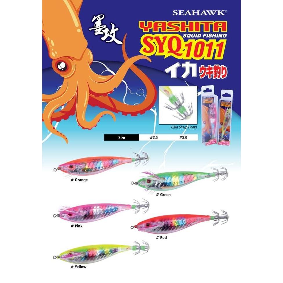 UMPAN CUMI / Lure SEAHAWK YASHITA SQUID SYQ 1011 (TERBAIK) (TERBARU) (TERMURAH)