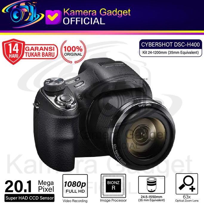 SONY CYBERSHOT DSC-H400 GARANSI RESMI - CAMERA SONY H-400