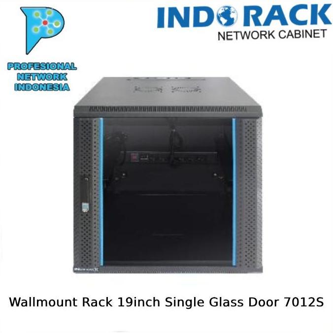 Wallmount Rack 19Inch Single Glass Door 7012S