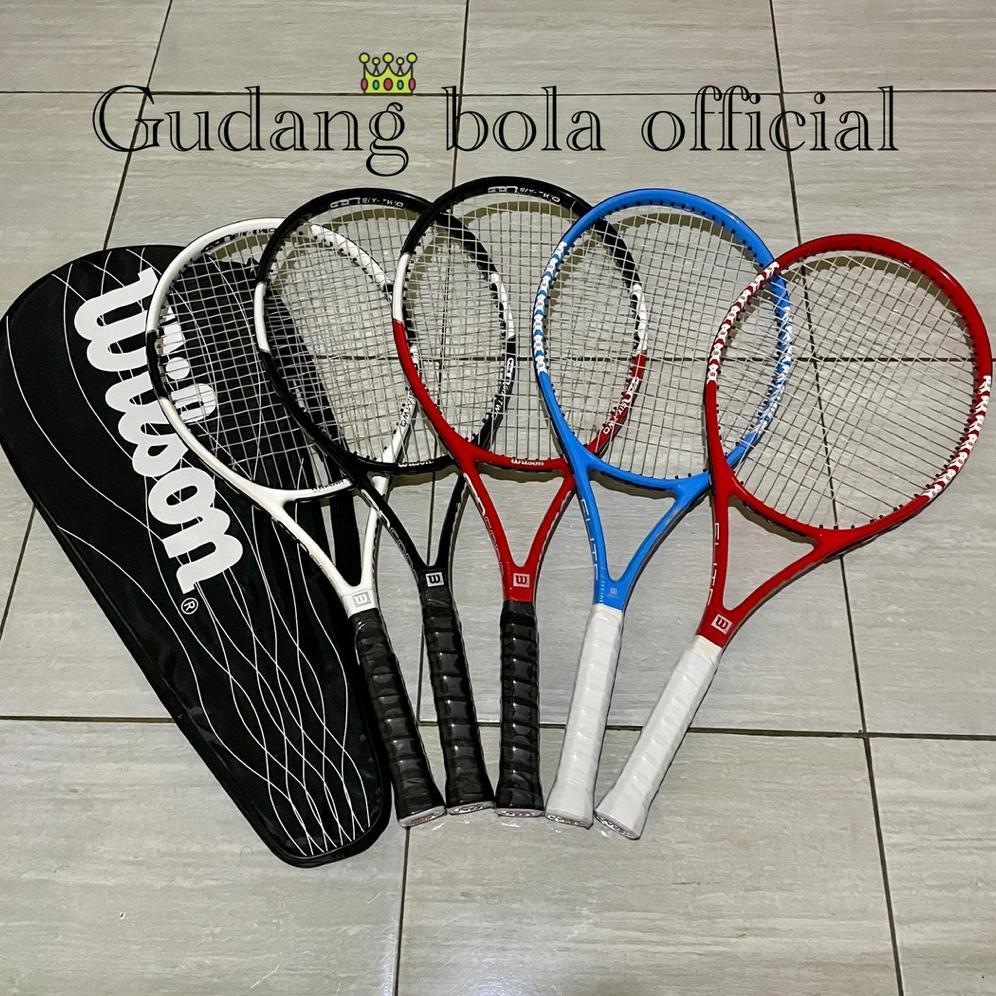 BESTPROMO RAKET TENIS WILSON BABOLAT HEAD + SENAR FREE TAS IMPORT