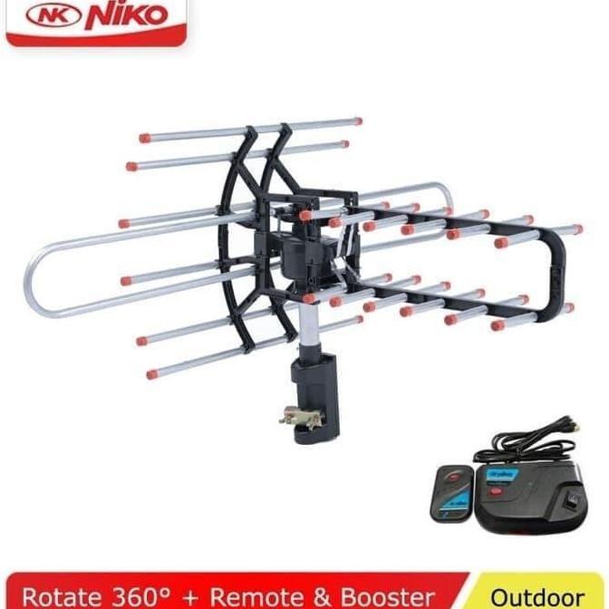 ANTENA TV LUAR REMOT + BOSTER /LCD/LED/PLASMA ROTATE 360