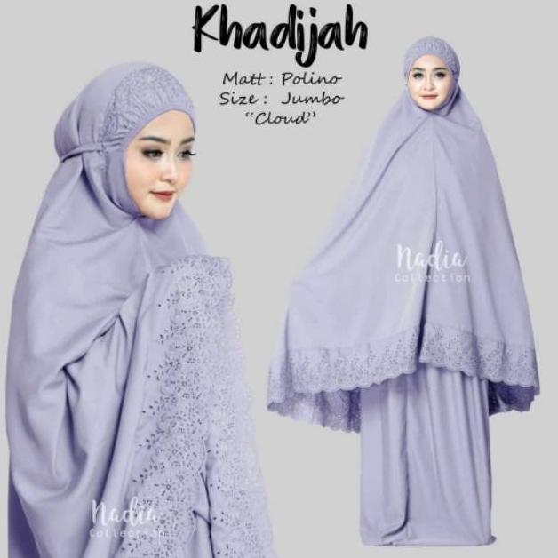 Sale Cod Mukena Khadijah Jumbo / Mukena Khadijah Original Free Tas Cantik / Mukena Khadija Dewasa Pr