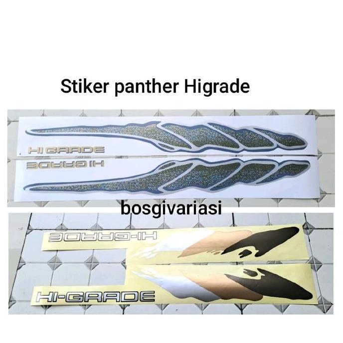 stiker panther higrade / stiker isuzu panther hi-grade