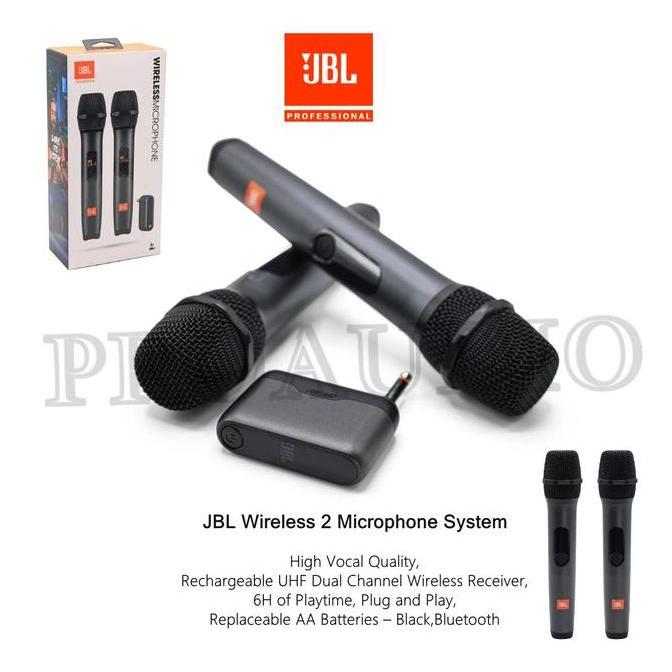 JBL Wireless Microphone 1 Set Wireless Two Microphone System Original